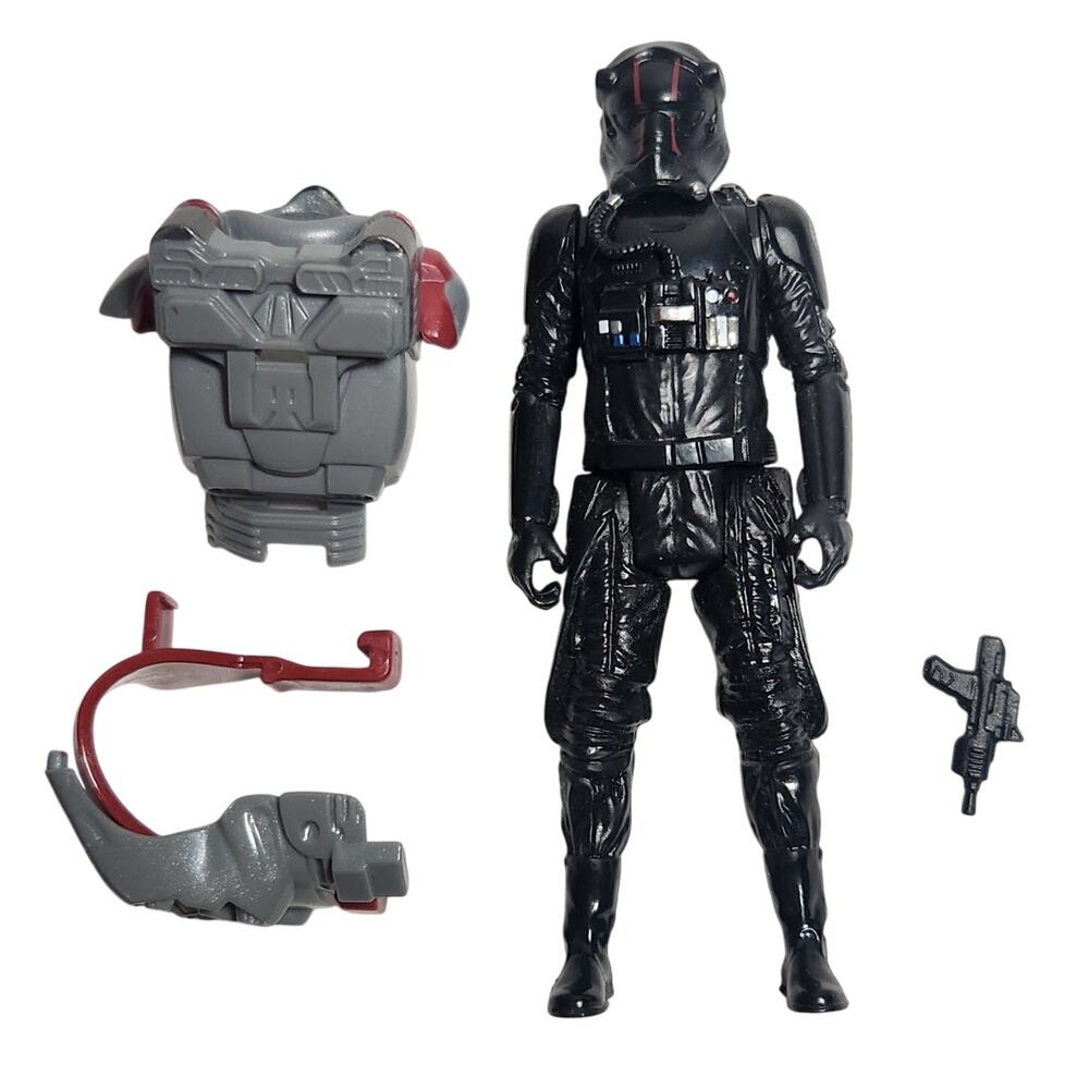 Star Wars Force Awakens 1st Order Tie Fighter 4" Action Figure W/ Accessories